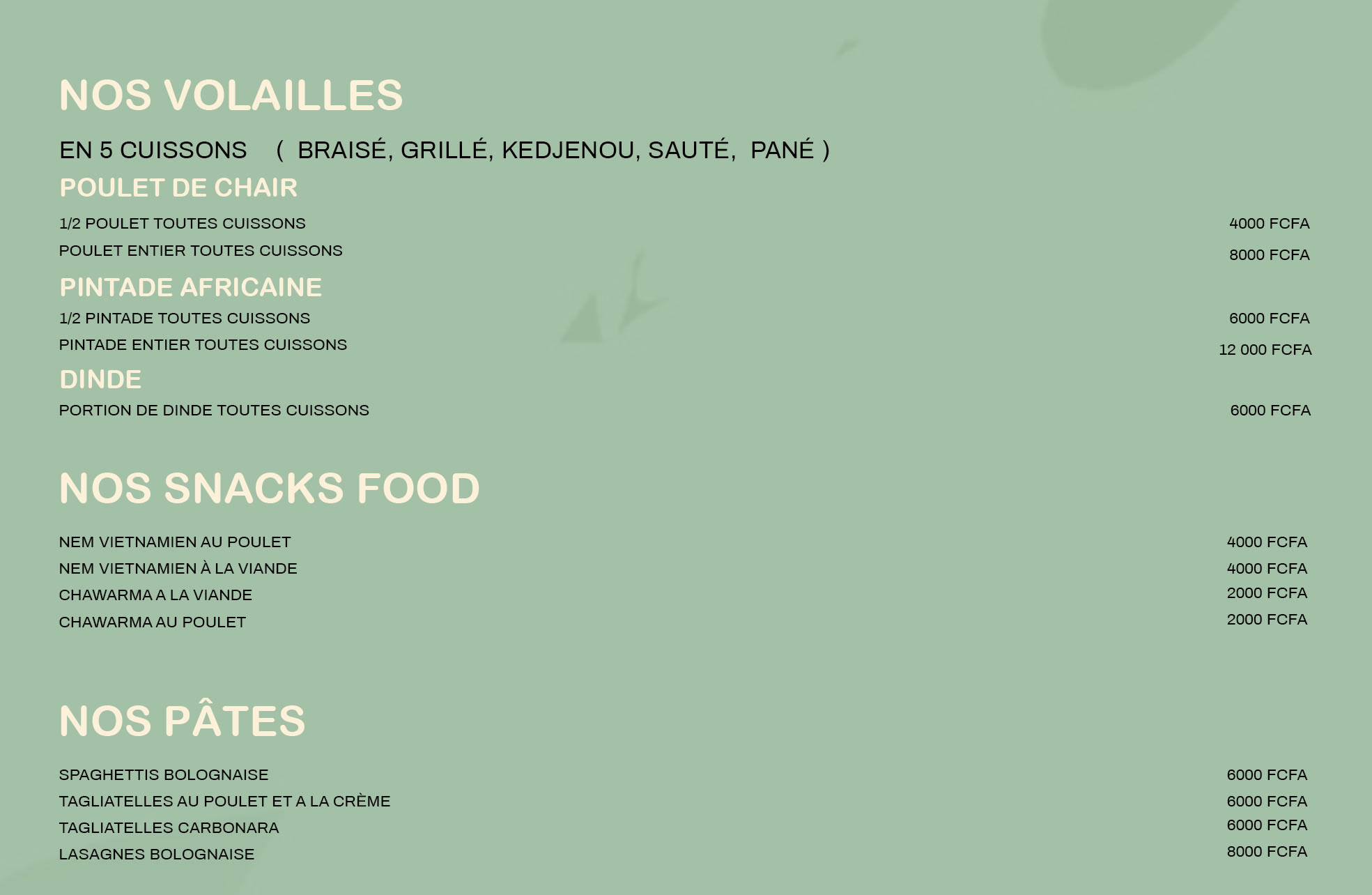 Menu 6